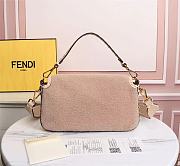 Fendi Baguette Fur Light Beige 8BR600AH96 27×6×15cm - 3