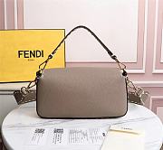 Fendi Baguette Leather Beige 8BR600AH96 27×6×15cm - 4