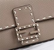 Fendi Baguette Leather Beige 8BR600AH96 27×6×15cm - 2