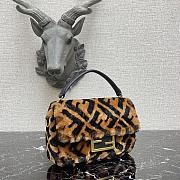 Fendi Baguette Fur FF Print 18x4×11cm - 6