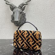 Fendi Baguette Fur FF Print 18x4×11cm - 5