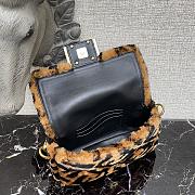 Fendi Baguette Fur FF Print 18x4×11cm - 3