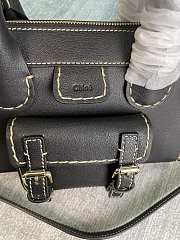 Chloe Mini Edith Bag Leather Black 26.5x16x11cm - 2