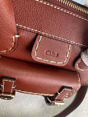 Chloe Mini Edith Bag Leather Brown 26.5x16x11cm - 2