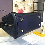 Louis Vuitton Montaigne MM Monogram Leather Black M41048 33x23x15cm - 4