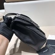Ysl Large College In Leather Black-tone Metal Black 600278 32x21x8cm - 2