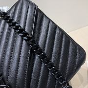 Ysl Large College In Leather Black-tone Metal Black 600278 32x21x8cm - 5