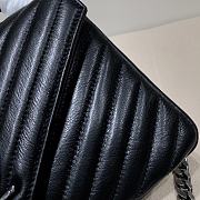 Ysl Medium College In Leather Black 6002791 24x17x6cm - 5