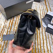 Ysl Small Loulou In Leather Black 494699 23x17x9cm - 5