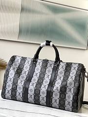 Louis Vuitton Keepall Bandoulière 50 Silver/Black M45392 50x29x22cm - 3