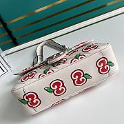 Gucci GG Marmont Small Shoulder Bag Cherry Canvas 443497 26x15x7cm - 4