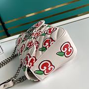 Gucci GG Marmont Small Shoulder Bag Cherry Canvas 443497 26x15x7cm - 6