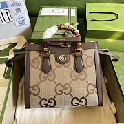 Gucci Small Diana Jumbo GG Tote Bag 660195 27x24x11cm - 1
