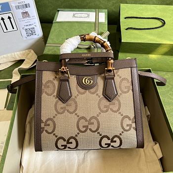 Gucci Small Diana Jumbo GG Tote Bag 660195 27x24x11cm