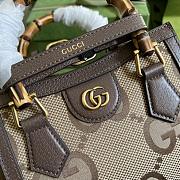 Gucci Mini Diana Jumbo GG Tote Bag 655661 20x16x10cm - 5