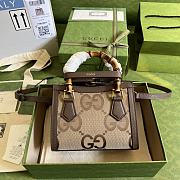 Gucci Mini Diana Jumbo GG Tote Bag 655661 20x16x10cm - 6