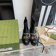 Gucci Women's Chelsea Boot With Chain 670393  - 1