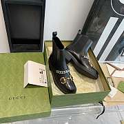 Gucci Women's Chelsea Boot With Chain 670393  - 2