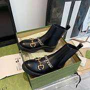 Gucci Women's Chelsea Boot With Chain 670393  - 4