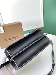 Burberry Small Check Canvas/Leather TB Bag Green 21x6x16cm - 6