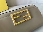 Fendi Wallet On Chain With Pouches Leather Gray 21.5x3x13cm - 6