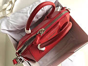 Givenchy Small Antigona Bag In Grained Leather Red 28x17x25cm - 5