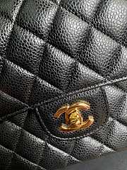 Chanel Small Classic Handbag In Grained Leather Gold-tone Metal A01113 23x14.5x6cm - 3