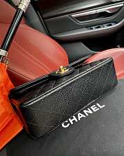 Chanel Small Classic Handbag In Grained Leather Gold-tone Metal A01113 23x14.5x6cm - 5
