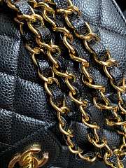 Chanel Small Classic Handbag In Grained Leather Gold-tone Metal A01113 23x14.5x6cm - 6