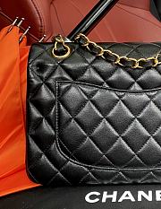 Chanel Small Classic Handbag In Leather Gold-tone Metal A01113 23x14.5x6cm - 5