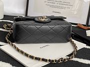 Chanel Small Flap Bag Ruthenium Black AS2979 23cm - 5