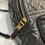 Dior Mini Backpack Cannage Leather Black M9222 15x9x20cm - 4