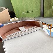 Gucci Small Padlock Shoulder Bag White 644524 22×19.5×6.5cm - 4