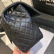 Chanel Flap Travel Bag Gold-tone Metal 46cm - 4