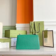 Gucci Small Dionysus GG Shoulder Bag Leather Green 400249 28×17×9cm - 6