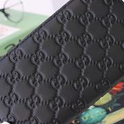 Gucci Signature Zipper Around Wallet 307987 19x10x2.5cm - 4
