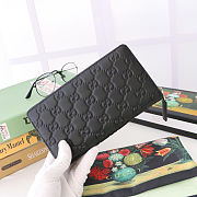 Gucci Signature Zipper Around Wallet 307987 19x10x2.5cm - 2