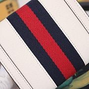 Gucci Ophidia GG Wallet Leather White 523174 12.5x10x3cm - 4