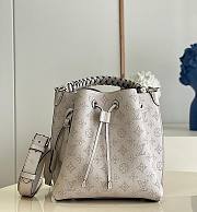 Louis Vuitton Muria Mahina Leather Light Gray M58788 25x25x20cm - 1