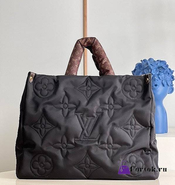 Louis Vuitton Onthego GM EcoDesign Black M59005 41x34x19cm - 1