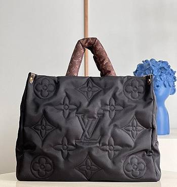 Louis Vuitton Onthego GM EcoDesign Black M59005 41x34x19cm