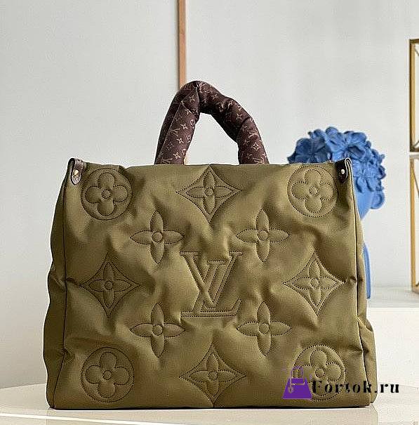 Louis Vuitton Onthego GM EcoDesign Green M59007 41x34x19cm - 1