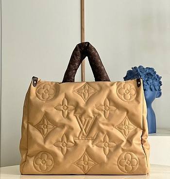 Louis Vuitton Onthego GM EcoDesign Beige M59007 41x34x19cm