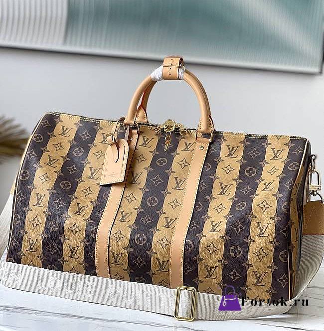 Louis Vuitton Keepall Bandoulière 50 Yellow/Brown M45392 50x29x22cm - 1