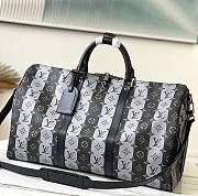 Louis Vuitton Keepall Bandoulière 50 Silver/Black M45392 50x29x22cm - 1