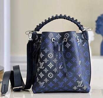 Louis Vuitton Muria Mahina Navy Blue M59554 25x25x20cm