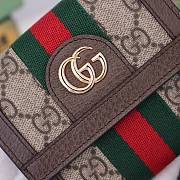 Gucci Ophidia GG Wallet Leather GG Canvas 523174 12.5x10x3cm - 6