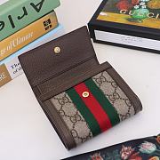 Gucci Ophidia GG Wallet Leather GG Canvas 523174 12.5x10x3cm - 4