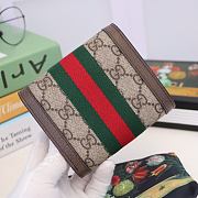Gucci Ophidia GG Wallet Leather GG Canvas 523174 12.5x10x3cm - 2