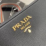 Prada Leather Cross-Body Bag Black 1BH082 22x15x9cm - 4